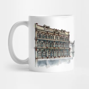 Kennedy Building, Cuba street, Wellington, New Zealand Mug